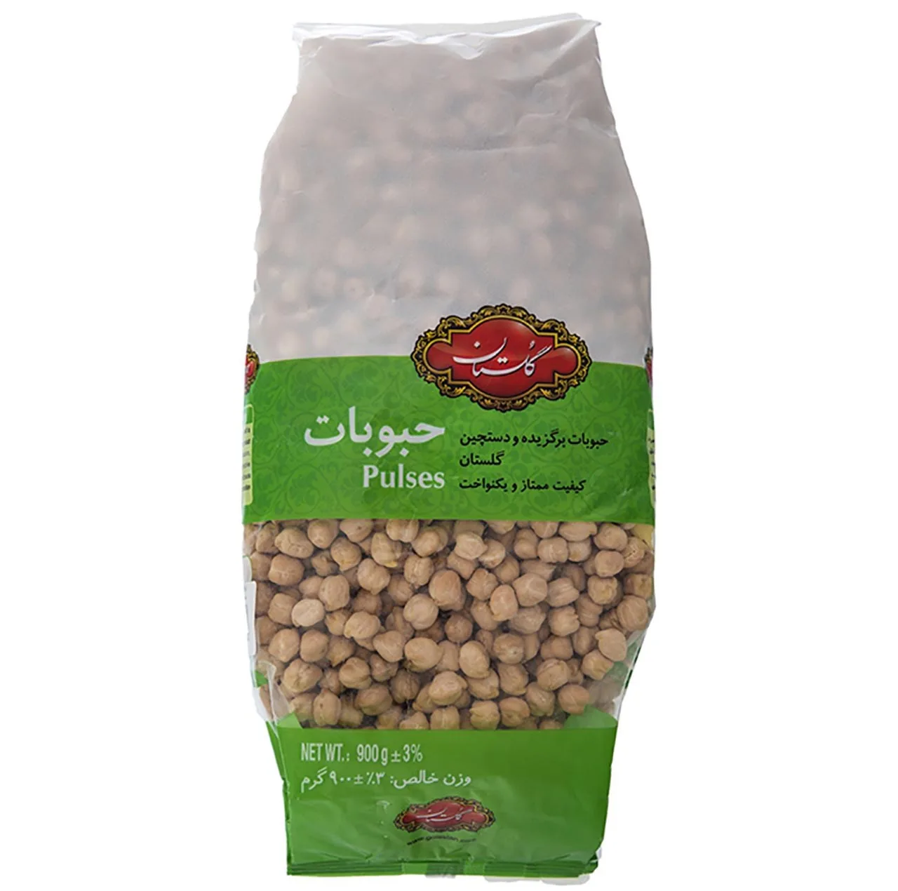نخود گلستان مقدار 900 گرم