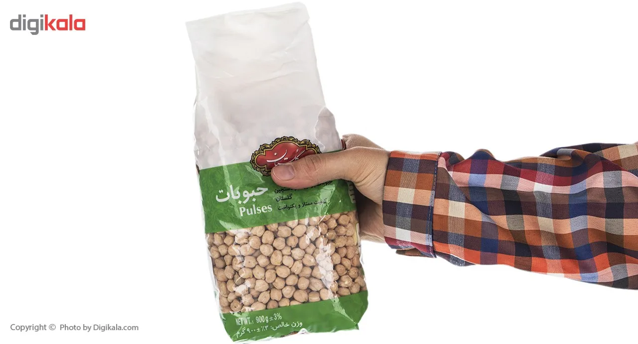 نخود گلستان مقدار 900 گرم