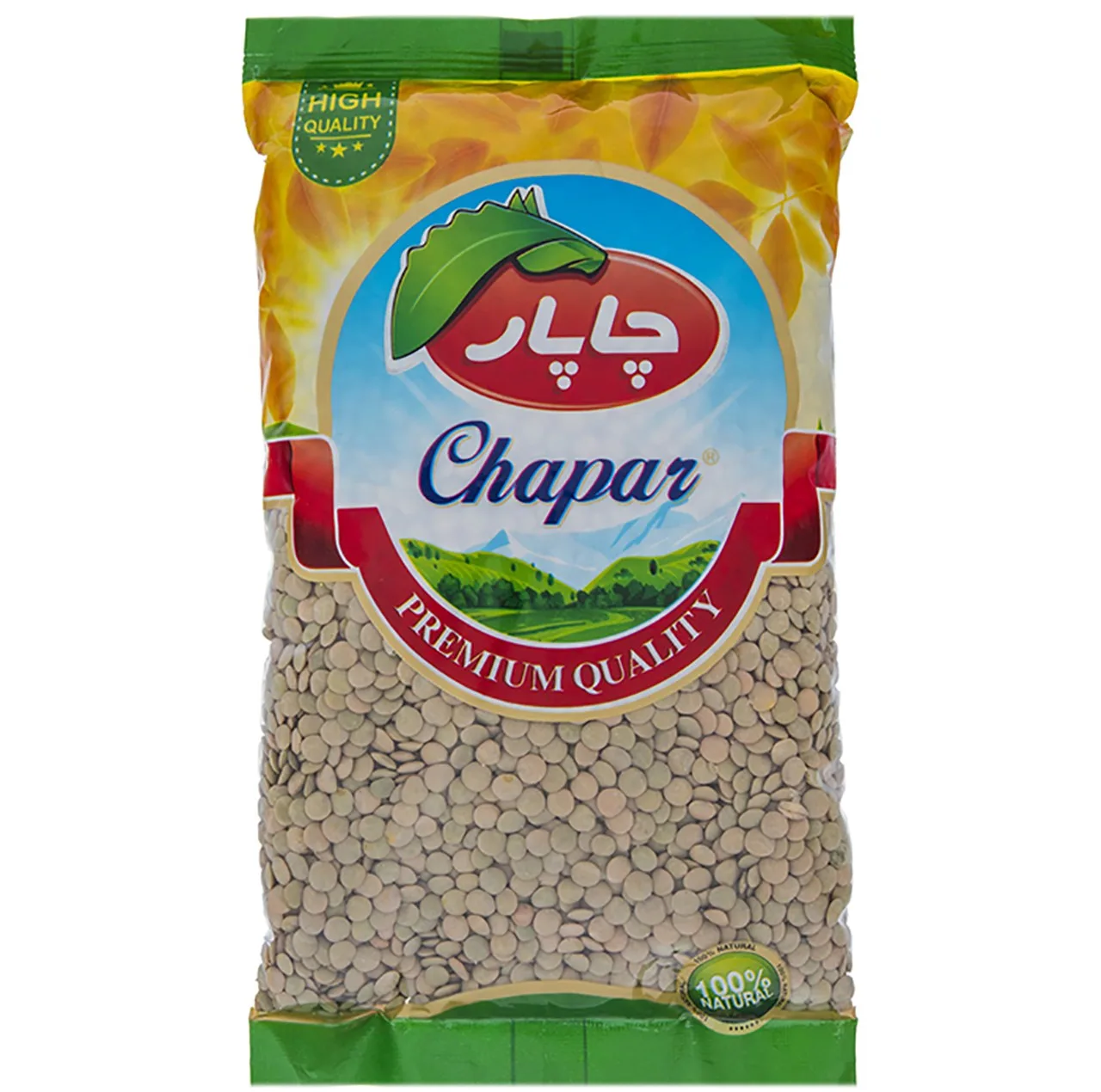 عدس چاپار مقدار 900 گرم