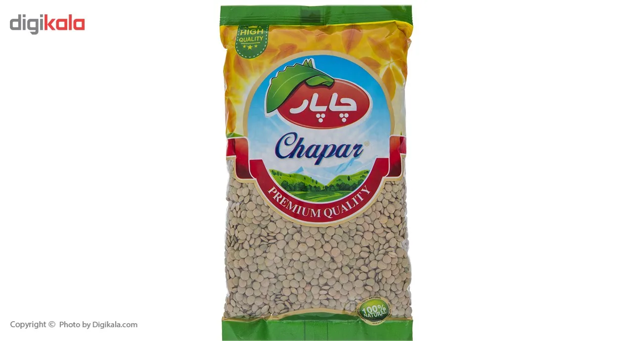 عدس چاپار مقدار 900 گرم
