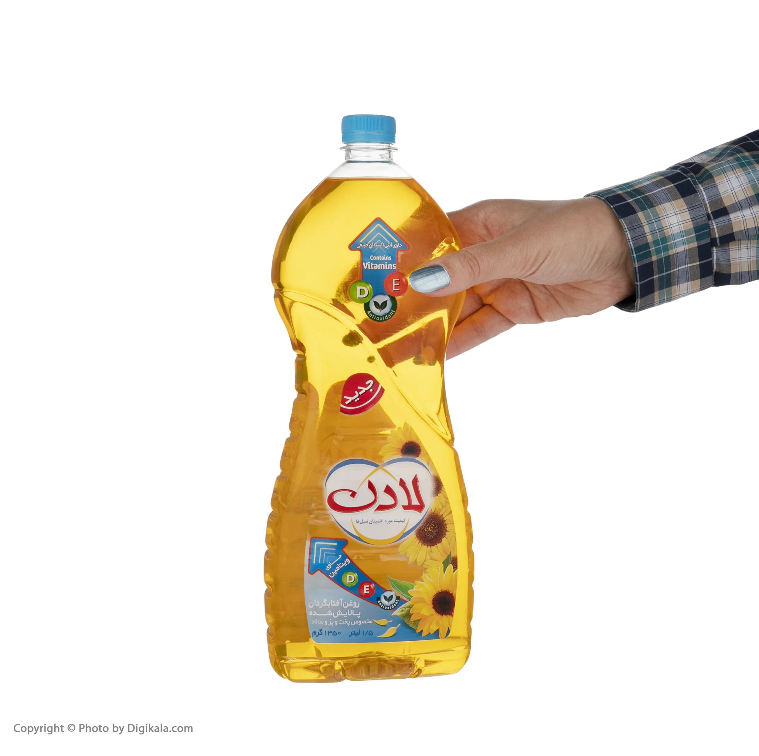روغن مایع ویتامینه آفتاب گردان لادن - 1.5 لیتر