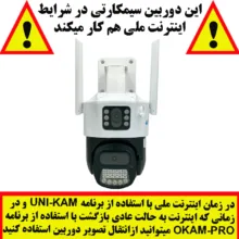دوربین مداربسته تحت شبکه سیم کارتی اوکم مدل P39