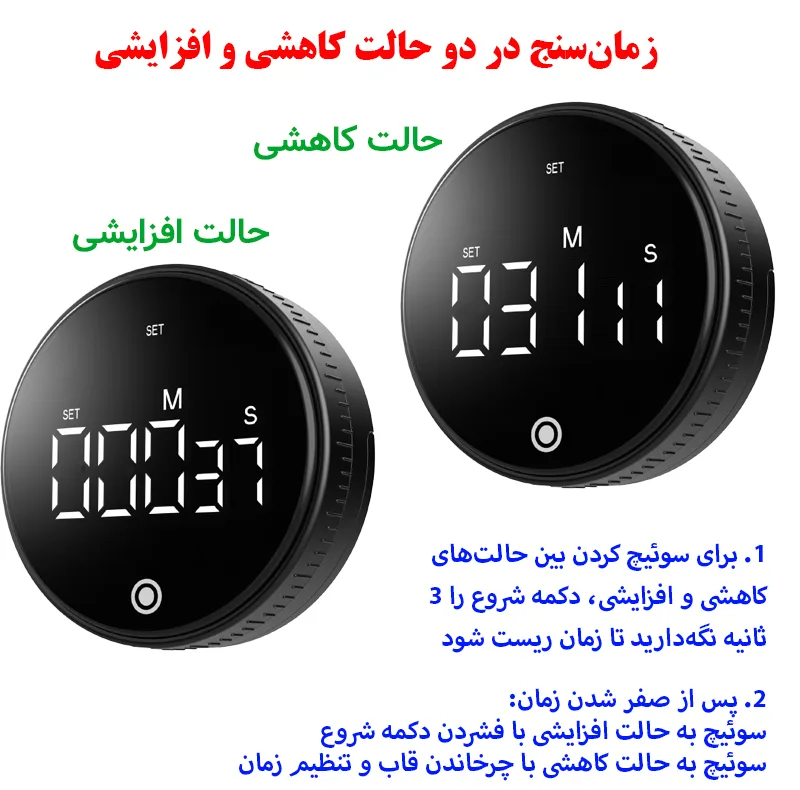 زمان‌سنج مدل شارژی طرح 1000 دقیقه کد TS-34