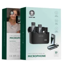 میکرفون بی سیم گرین لاین مدل 2in1 دیجیتال درگاه لایتنینگ