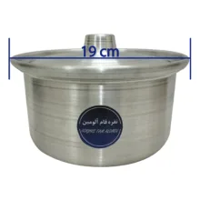 سرویس قابلمه 8 پارچه نقره فام آلومین مدل نوزادی کد LTK 4