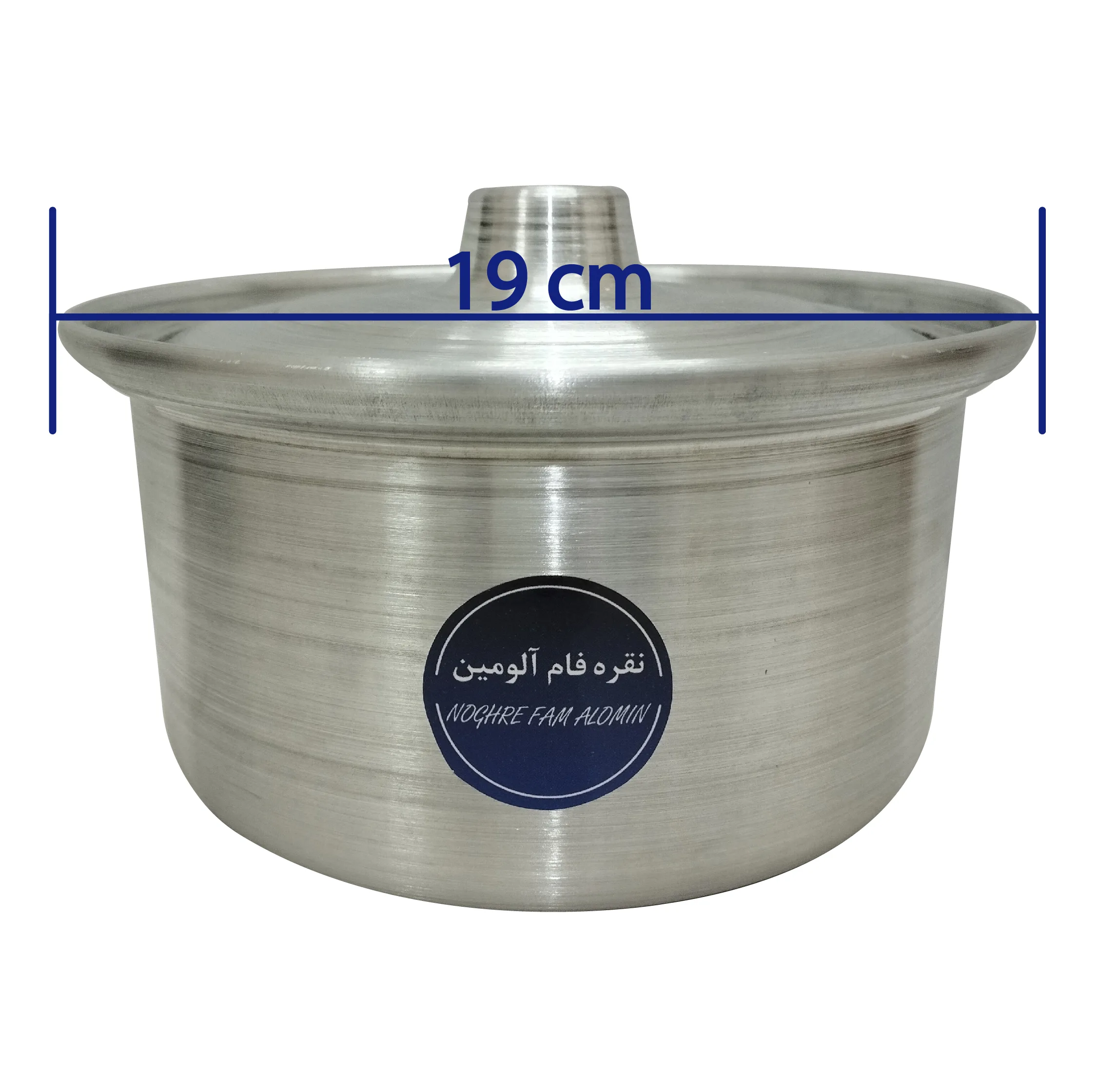 سرویس قابلمه 8 پارچه نقره فام آلومین مدل نوزادی کد LTK 4