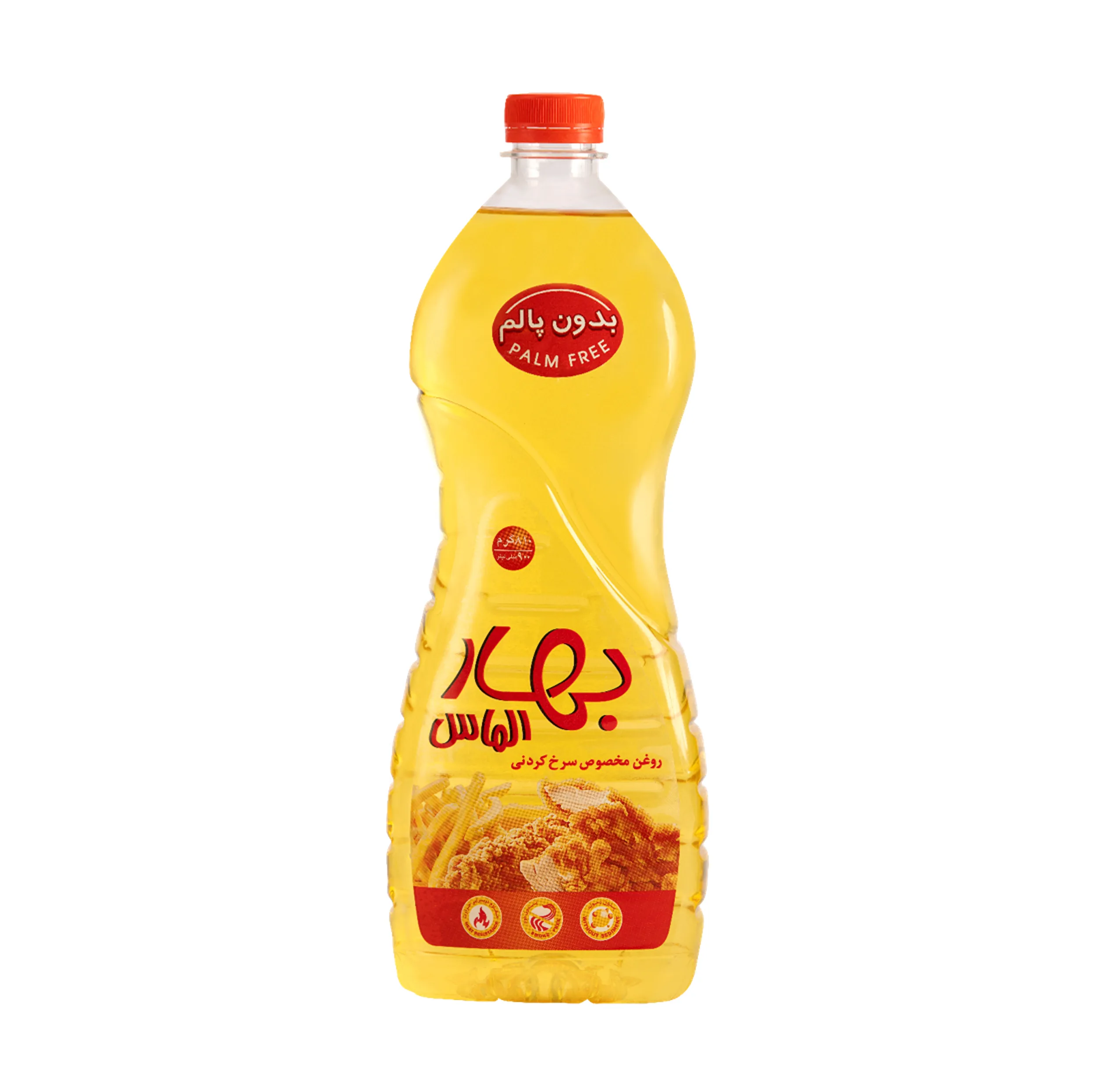 روغن مایع سرخ کردنی بهار الماس - 900 میلی لیتر