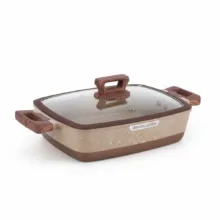 سرویس قابلمه و تابه گرانیتی 10 پارچه بازرگانی زیو مدل ZCS-8300/5S32 JUMBO SERIES