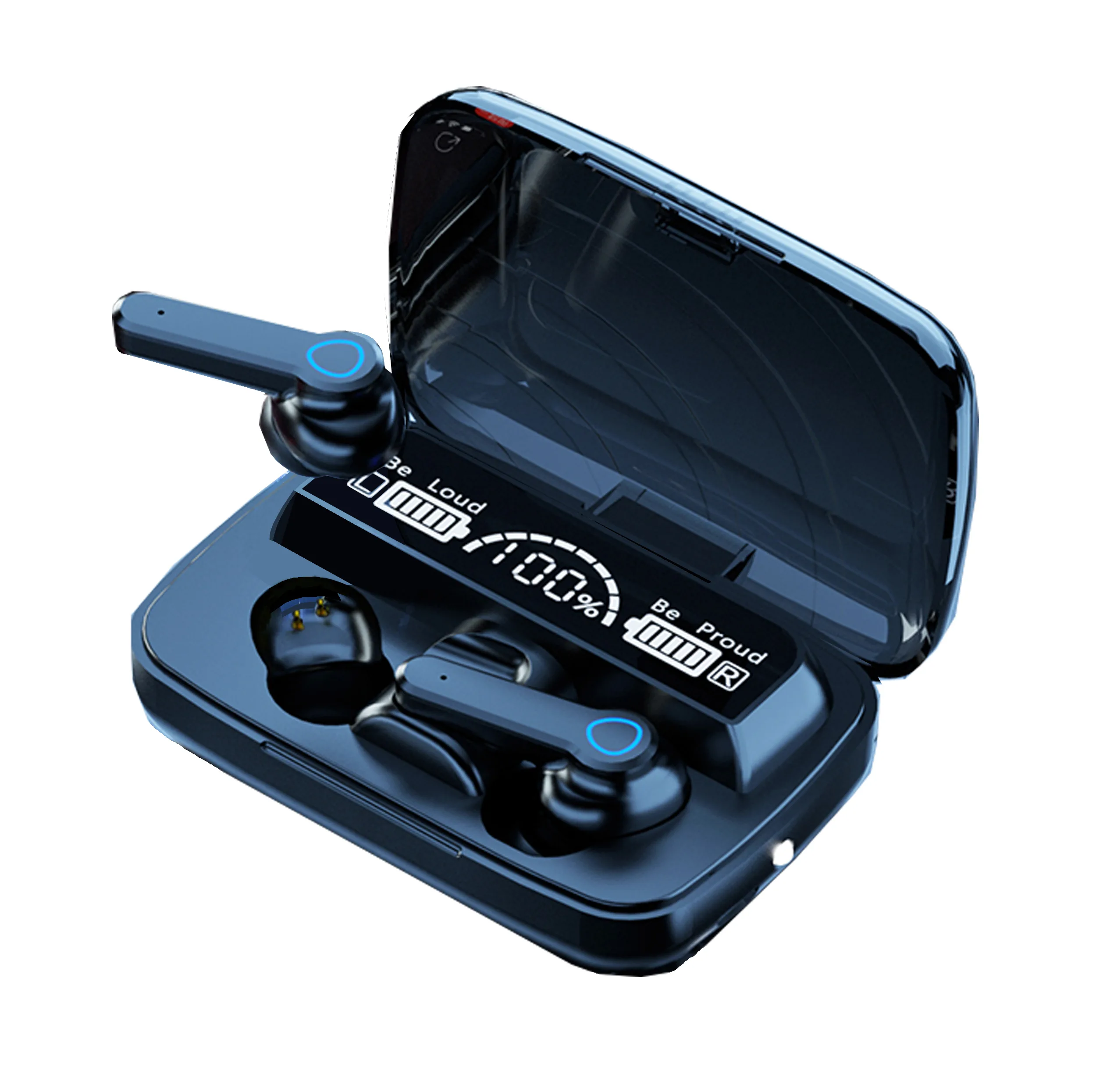 هدفون بلوتوثی مدل M19 Newest با میکروفون نویز کنسلینگ، درگاه شارژ microUSB، امکان استفاده به صورت پاوربانک