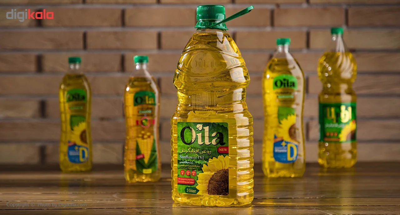 روغن مایع آفتابگردان اویلا - 3 ‌لیتر