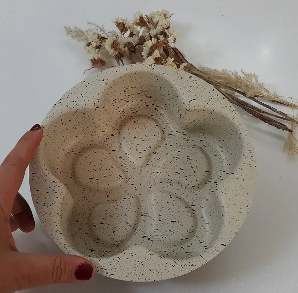 ظرف پخت به گز مدل کته و ته چین طرح گل