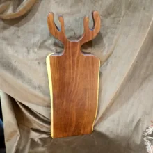 تخته گوشت مدل چوبی طرح شاخ گوزنی
