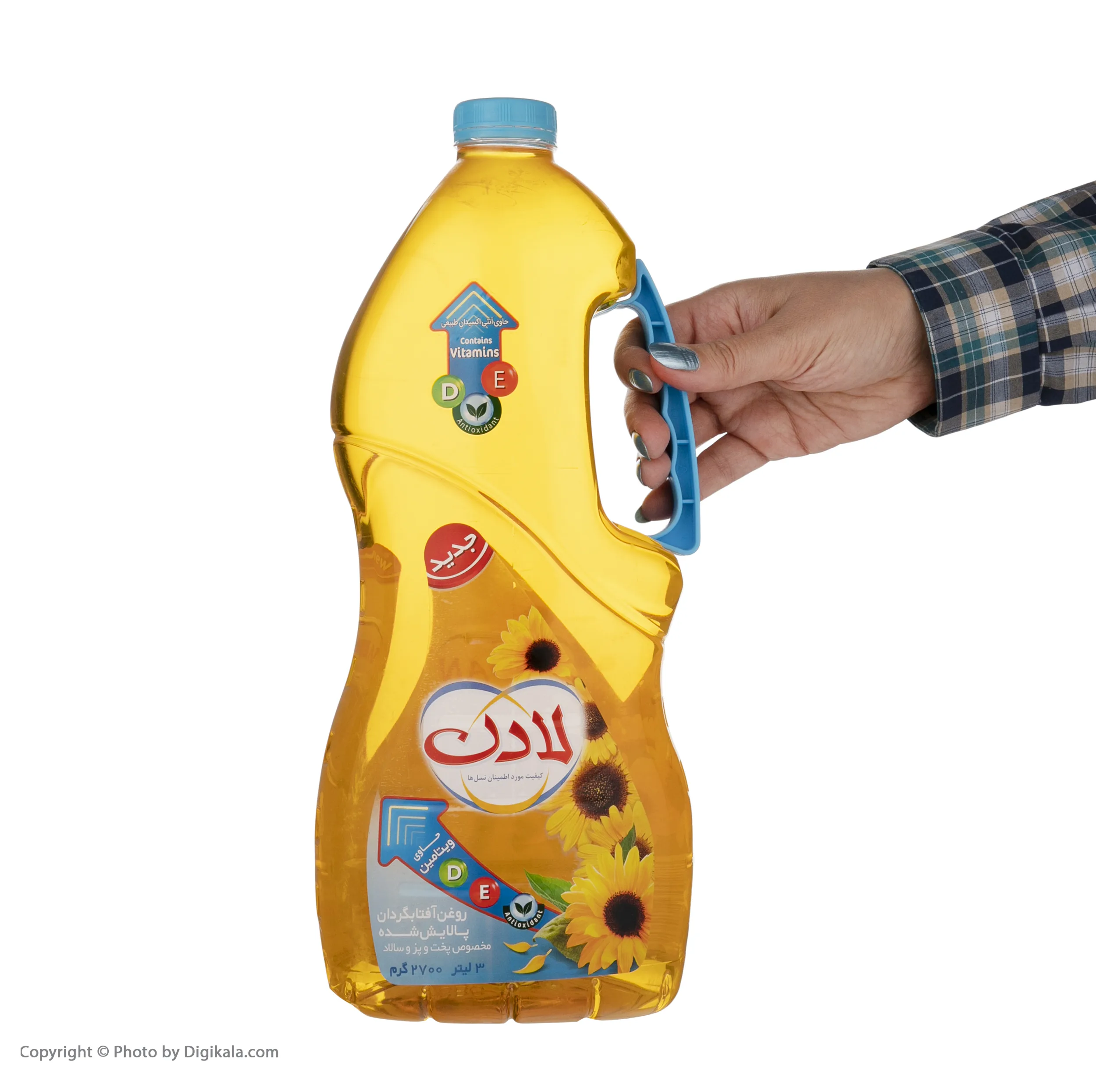روغن مایع آفتابگردان حاوی ویتامین دی و ای لادن - 2.7 کیلوگرم