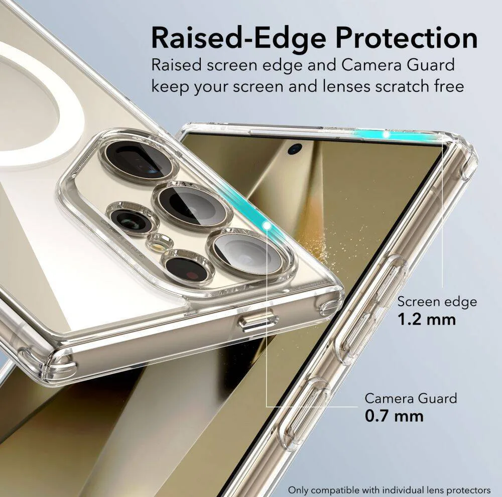 کاور قاب تک مدل مگ سیف magsafe مناسب برای گوشی موبایل سامسونگ Galaxy S24 ULTRA