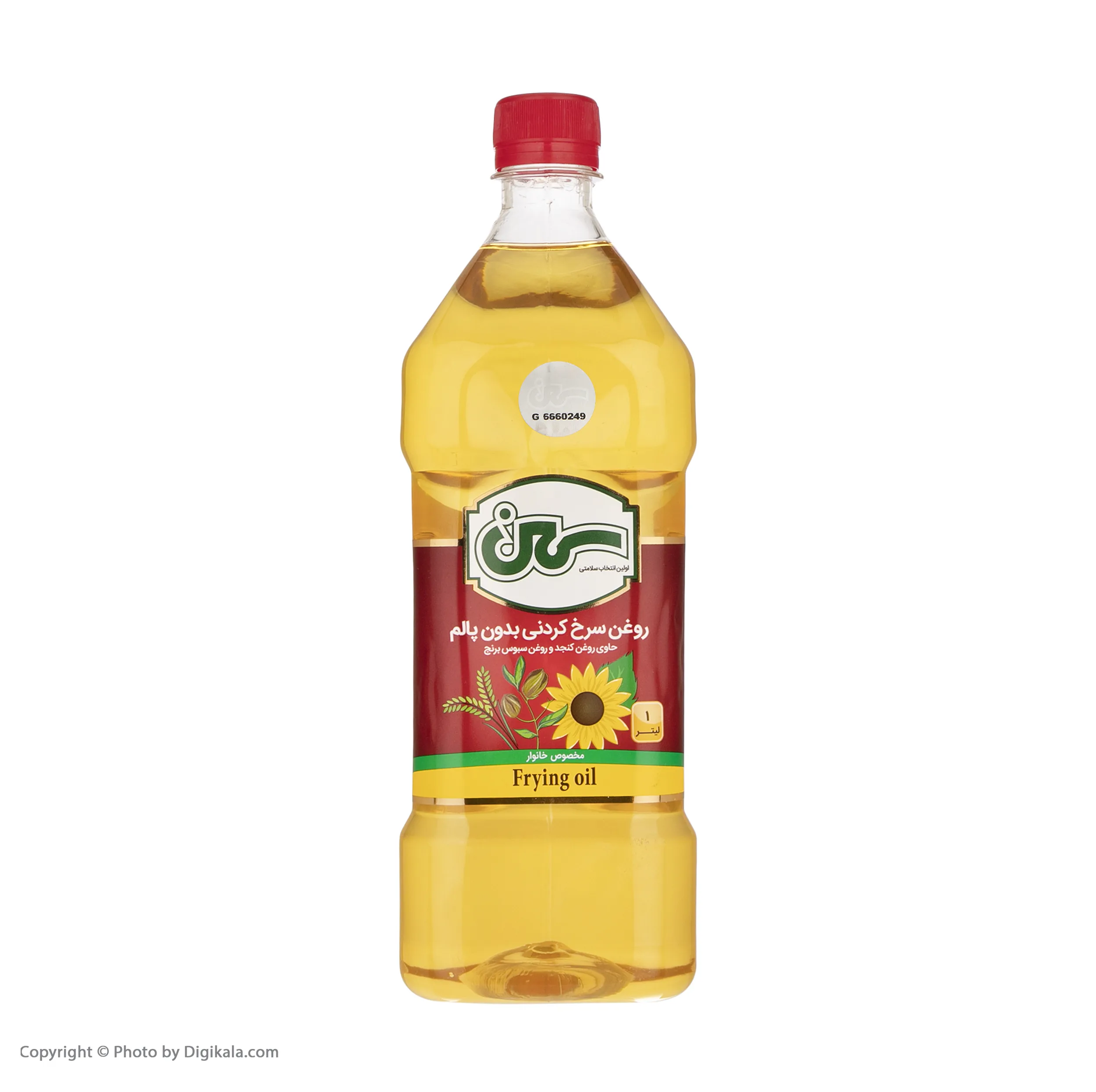 روغن سرخ کردنی بدون پالم سمن - 1 لیتر