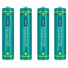باتری نیم قلمی قابل شارژ بستون مدل 1.5V-li-ion-1300mwh بسته ۴ عددی