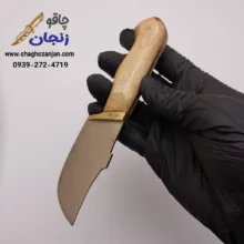 چاقو استیل زنجان غفاری کد 454