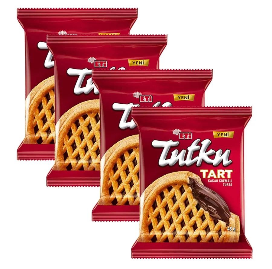 بیکسویت تارت مغزدار توتکو اتی - 45 گرم بسته 4 عددی