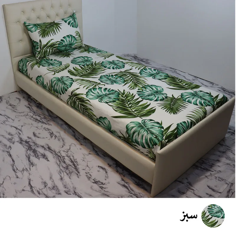 ملحفه آرین مدل روانداز طرح هاوایی یک نفره سایز 140x240 سانتی متر