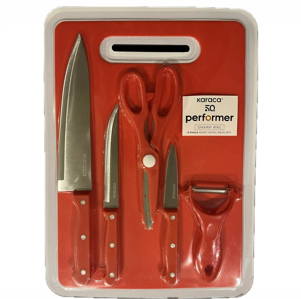 سرویس چاقو 5 پارچه کاراجا مدل SHARP