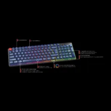 کیبورد مخصوص بازی تسکو مدل GK 8311 Apollo