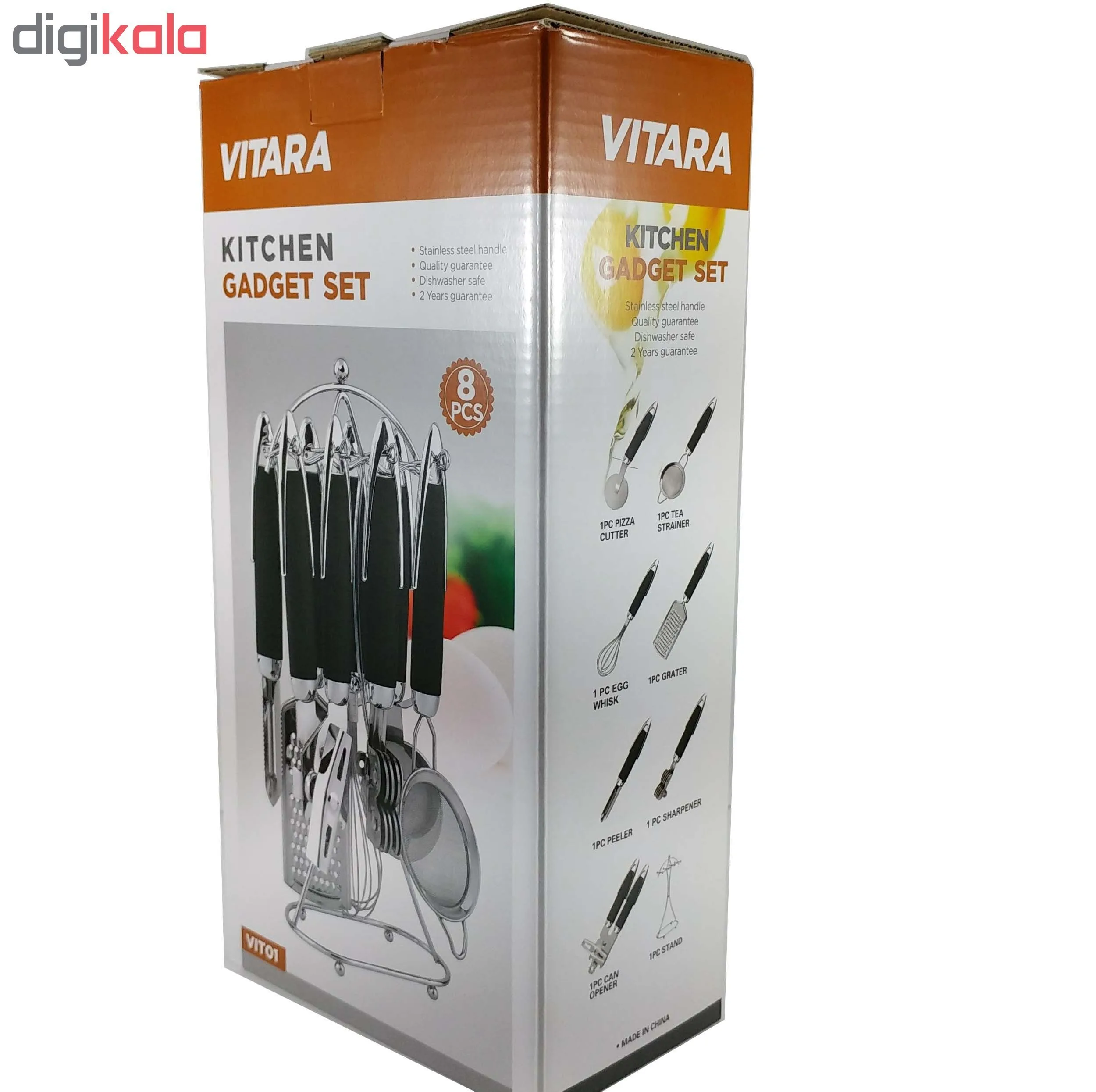 سرویس 8 پارچه ابزار آشپزخانه وی تارا مدل VIT01