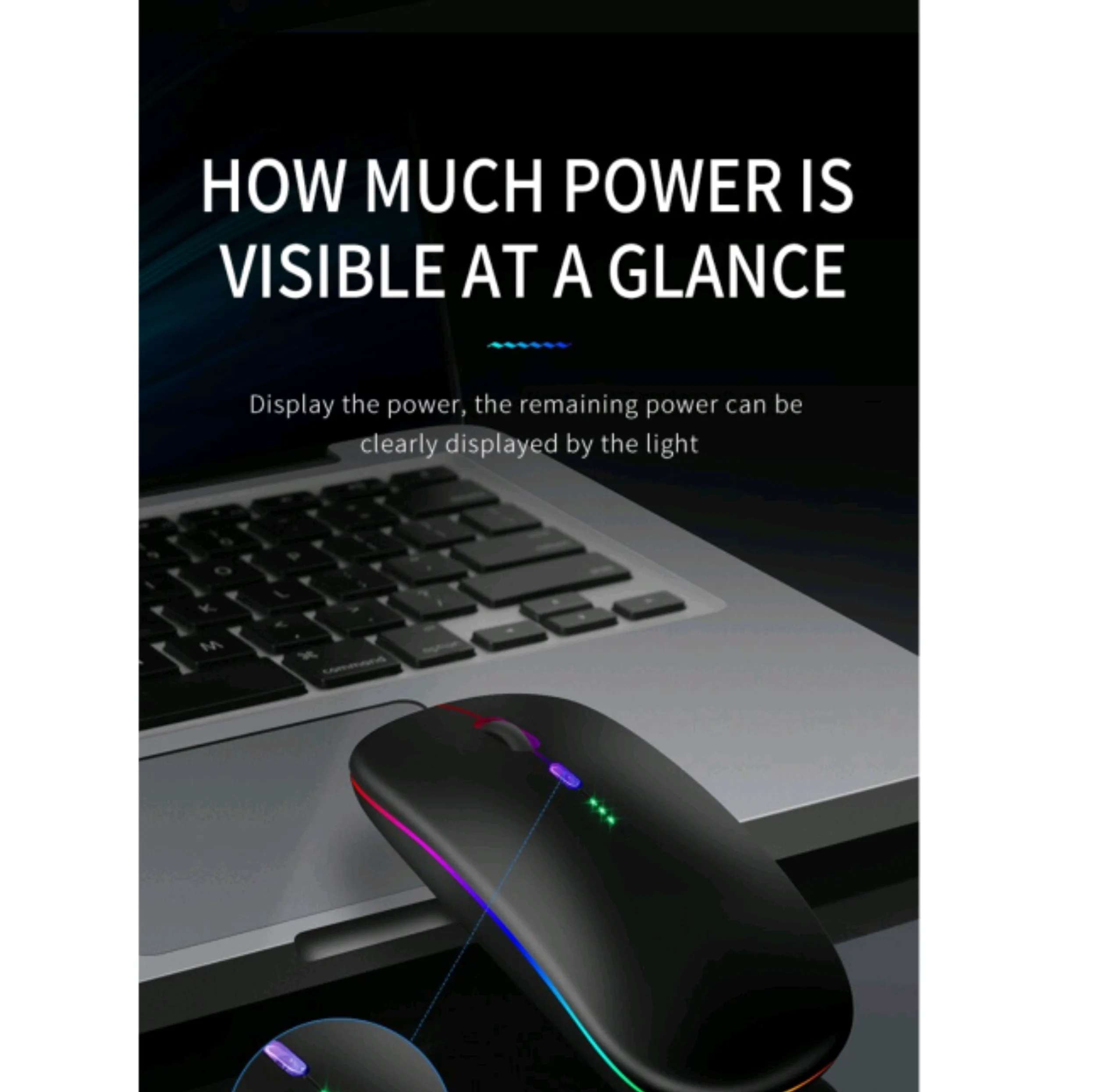 ماوس بی سیم مدل Silent RGB