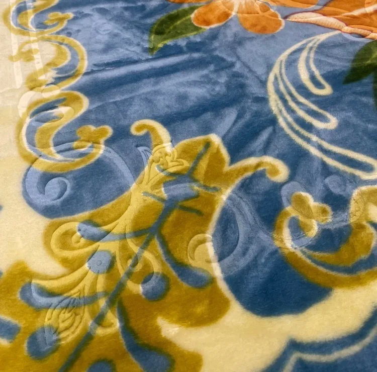 پتو 1 نفره نرمینه بافت مدل نسیم کد 43 سایز 210x155 سانتی‌متر