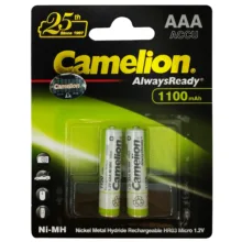 باتری نیم قلمی قابل شارژ کملیون مدل ACCU-1100mAh بسته دو عددی