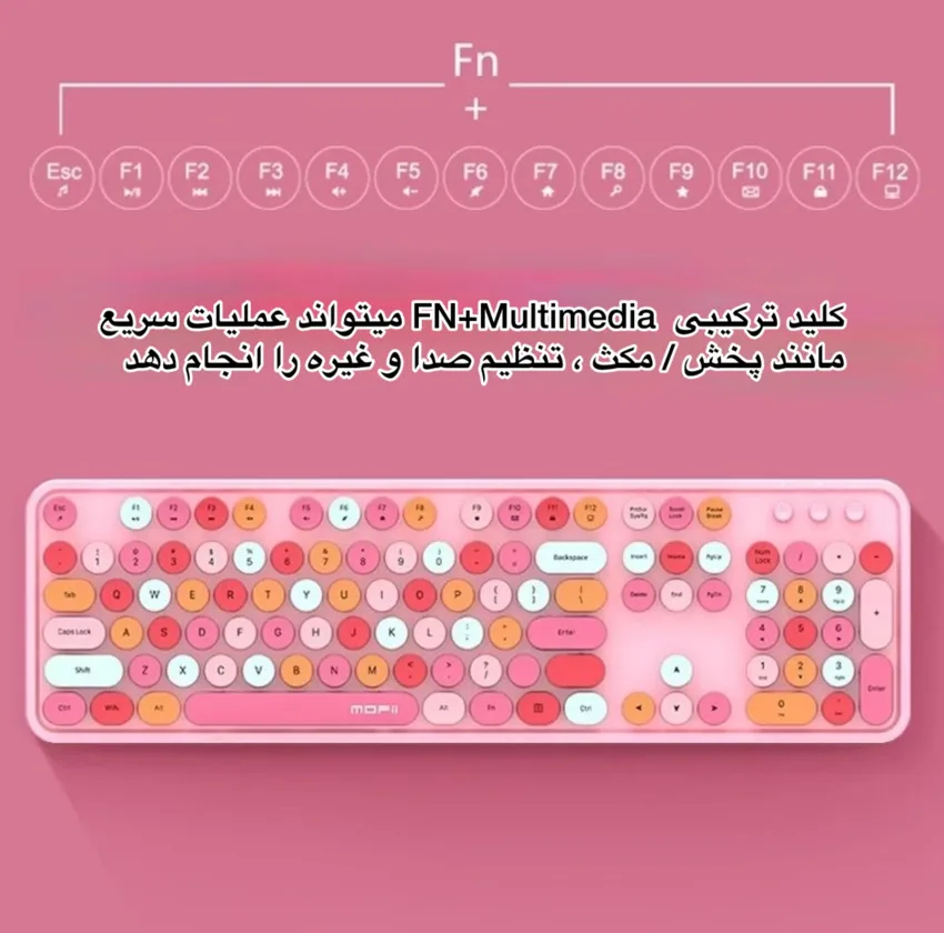 کیبورد و ماوس مافی مدل Sweet DM
