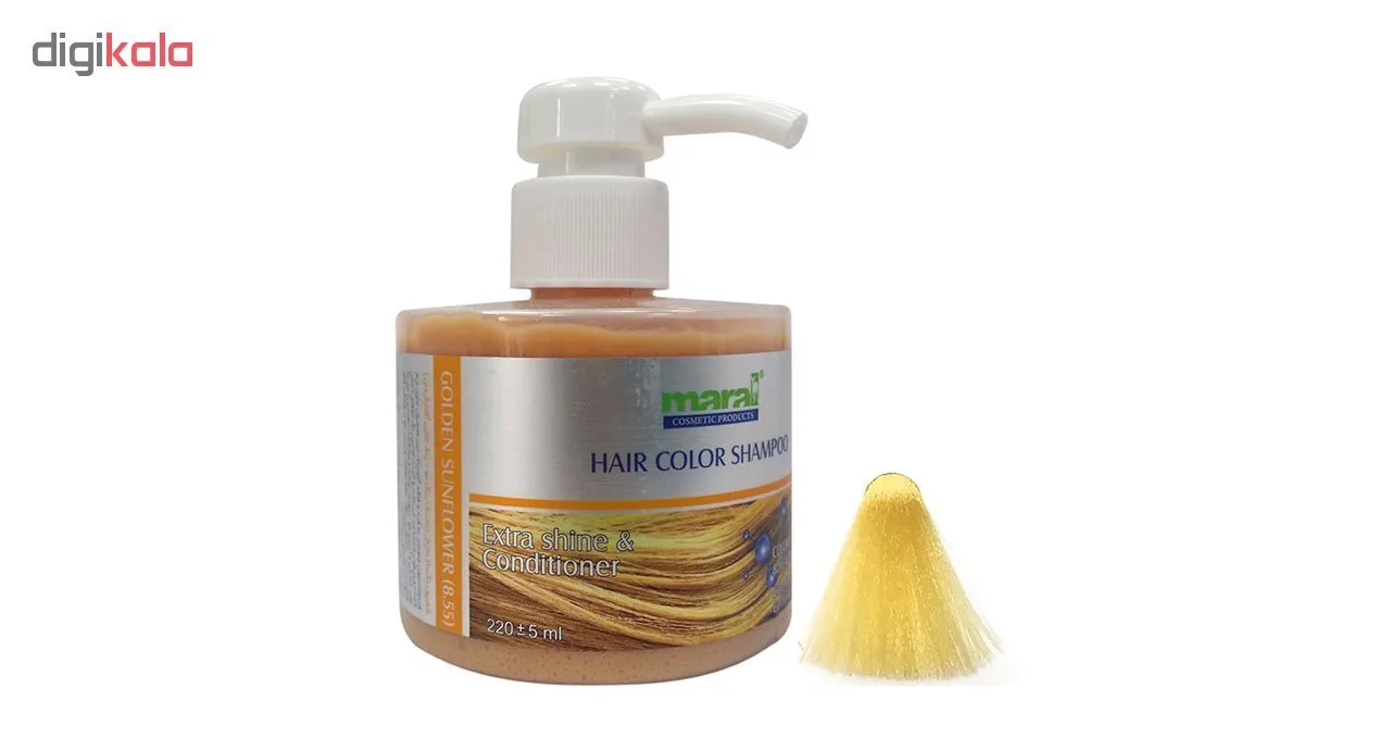 شامپو رنگ مارال مدل Golden-Sunflower شماره 8.55 حجم 220 میلی لیتر