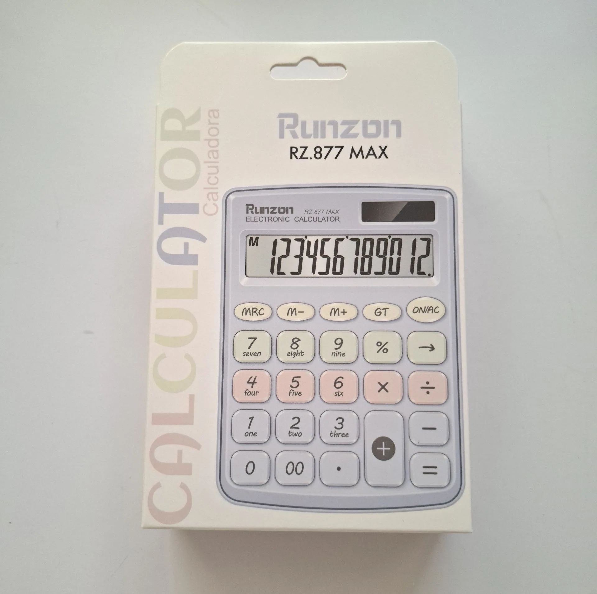 ماشین حساب مدل دکمه کیبوردی رانزن طرح Rz.877MAX