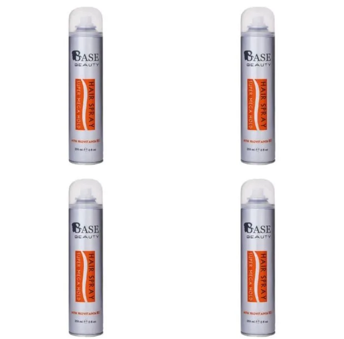 اسپری مو بیس بیوتی مدل Extra Hold حجم 250 میلی لیتر بسته 4 عددی