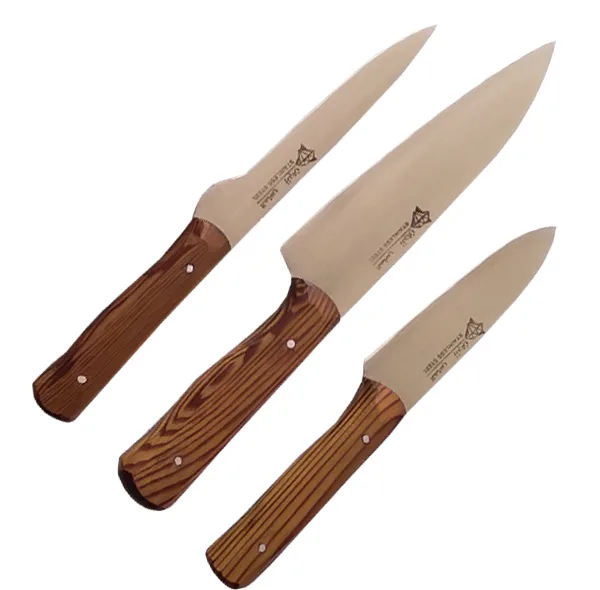 ست چاقو آشپزخانه 3 پارچه الماس زنجان مدل 05