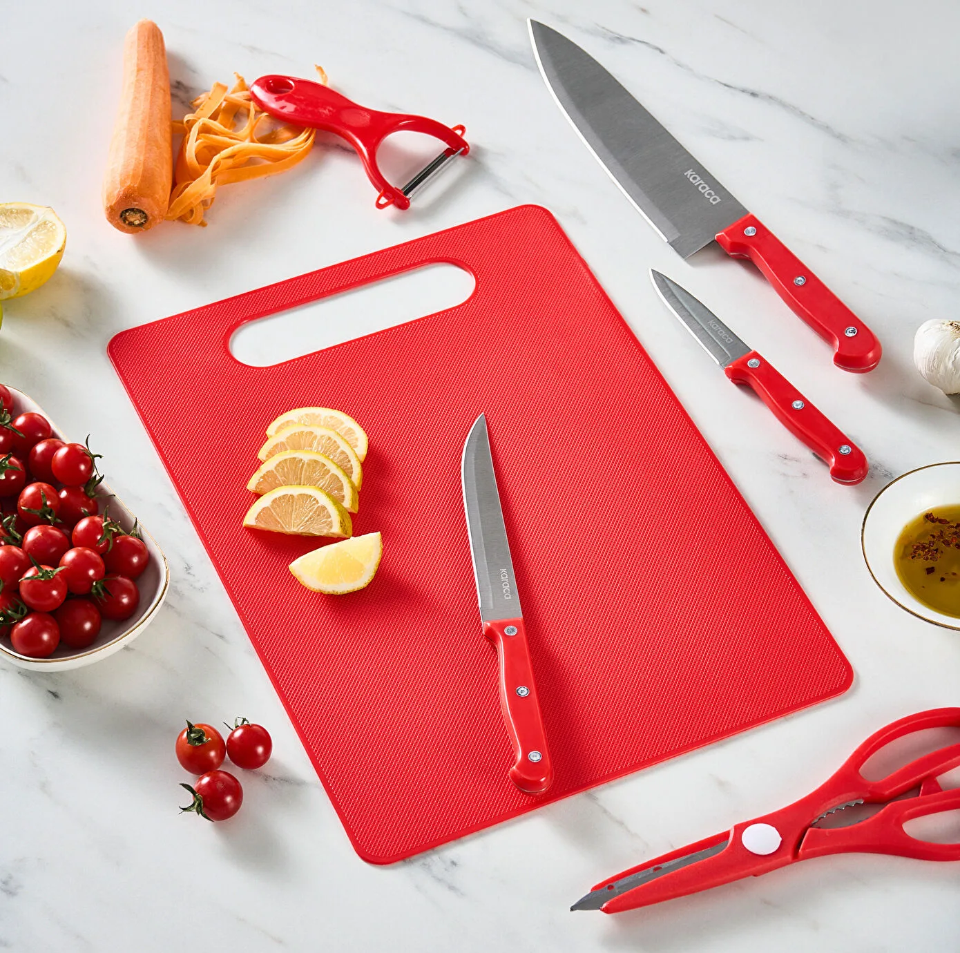 سرویس چاقو 5 پارچه کاراجا مدل SHARP