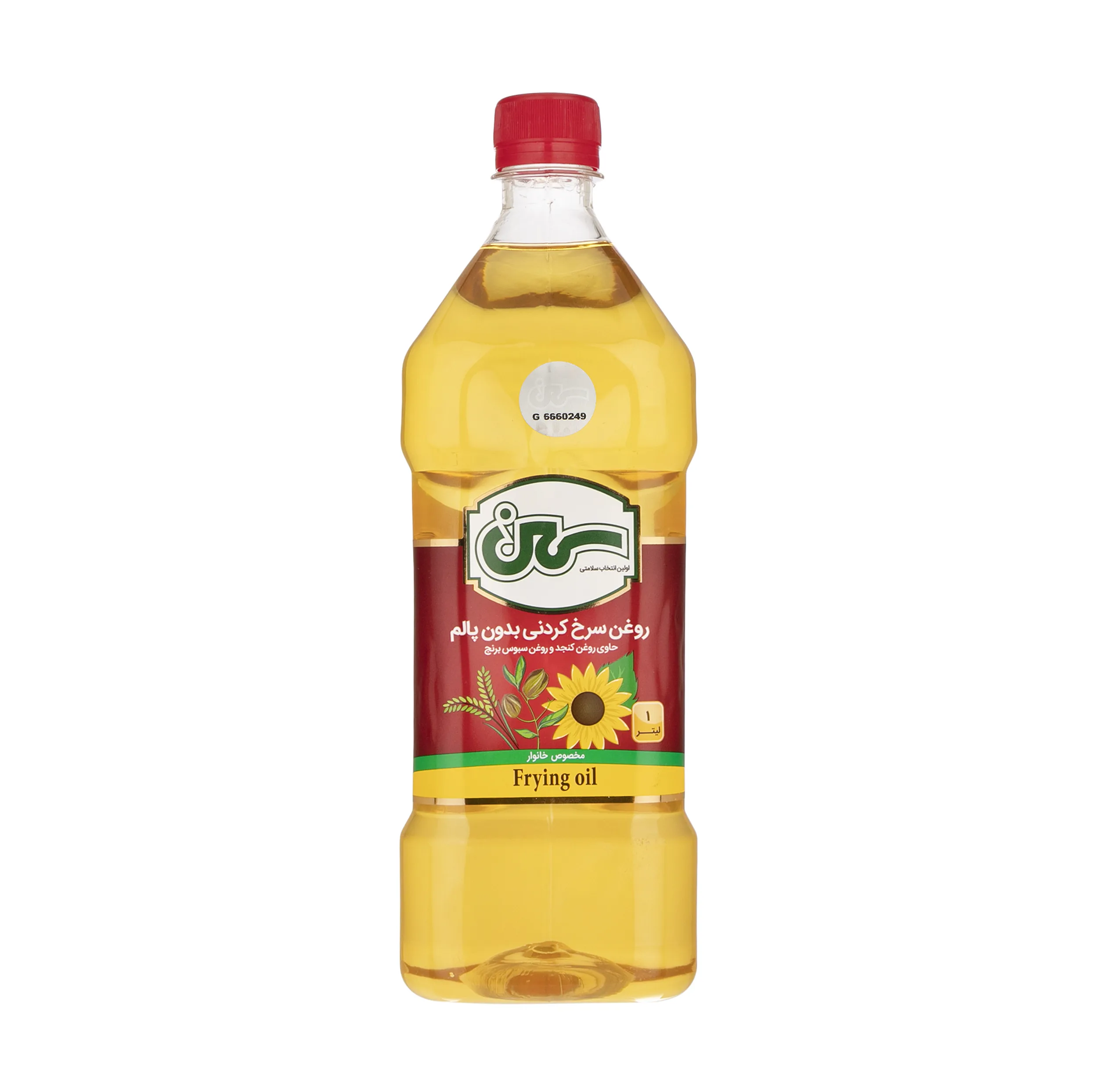 روغن سرخ کردنی بدون پالم سمن - 1 لیتر