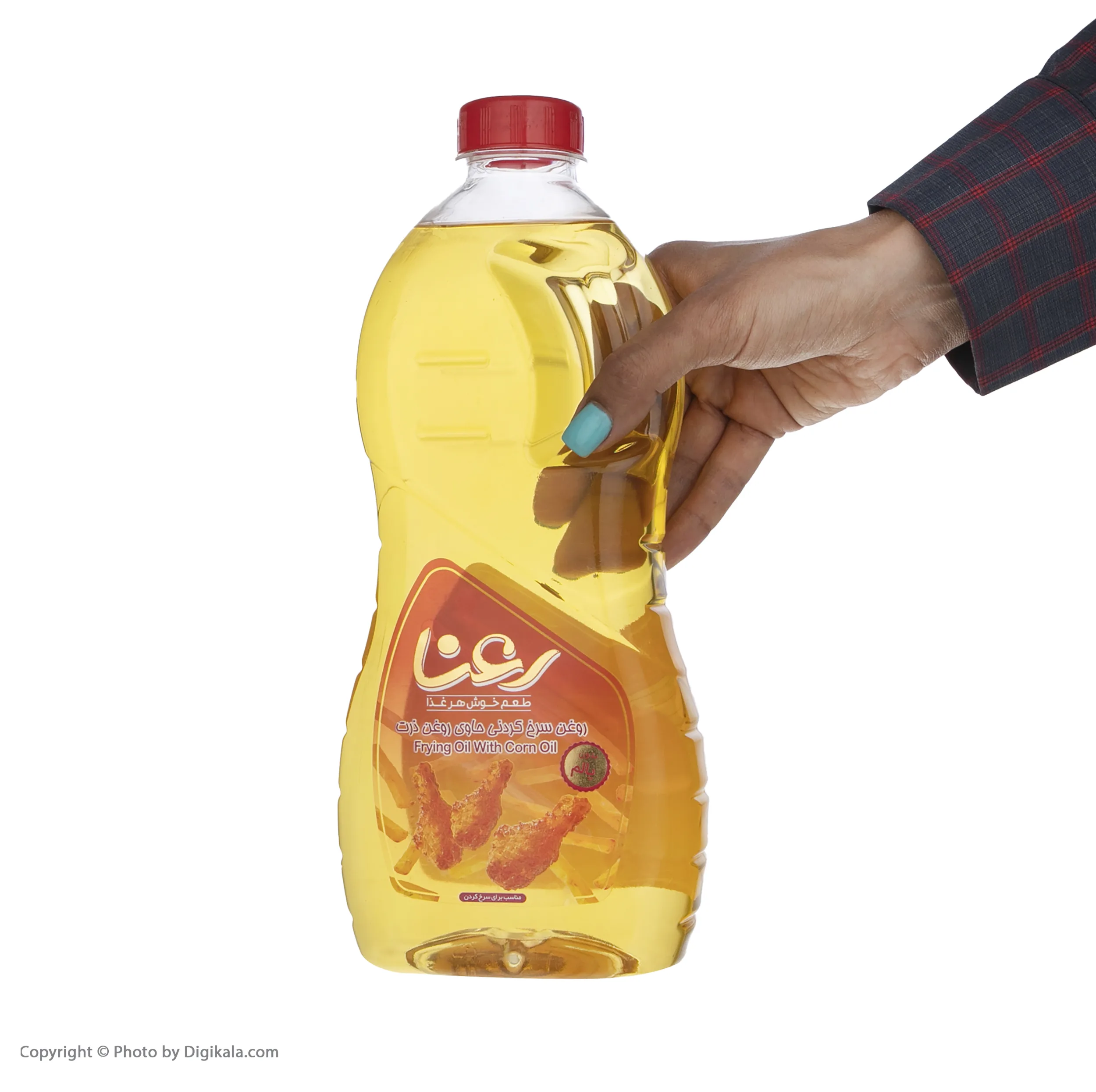 روغن سرخ کردنی حاوی روغن ذرت رعنا - 1.5 لیتر