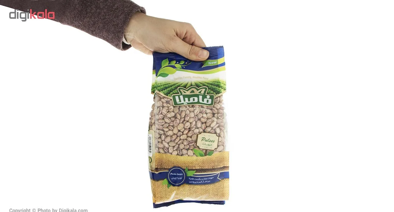 لوبیا چیتی فامیلا مقدار 900 گرم