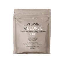 پودر دکلره ویتائل مدل Vblond وزن 500 گرم رنگ آبی