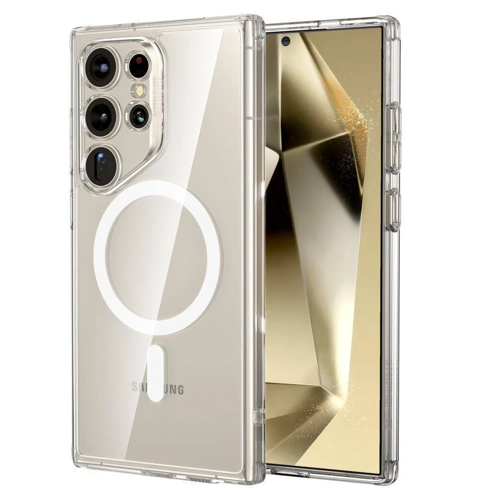 کاور قاب تک مدل مگ سیف magsafe مناسب برای گوشی موبایل سامسونگ Galaxy S24 ULTRA