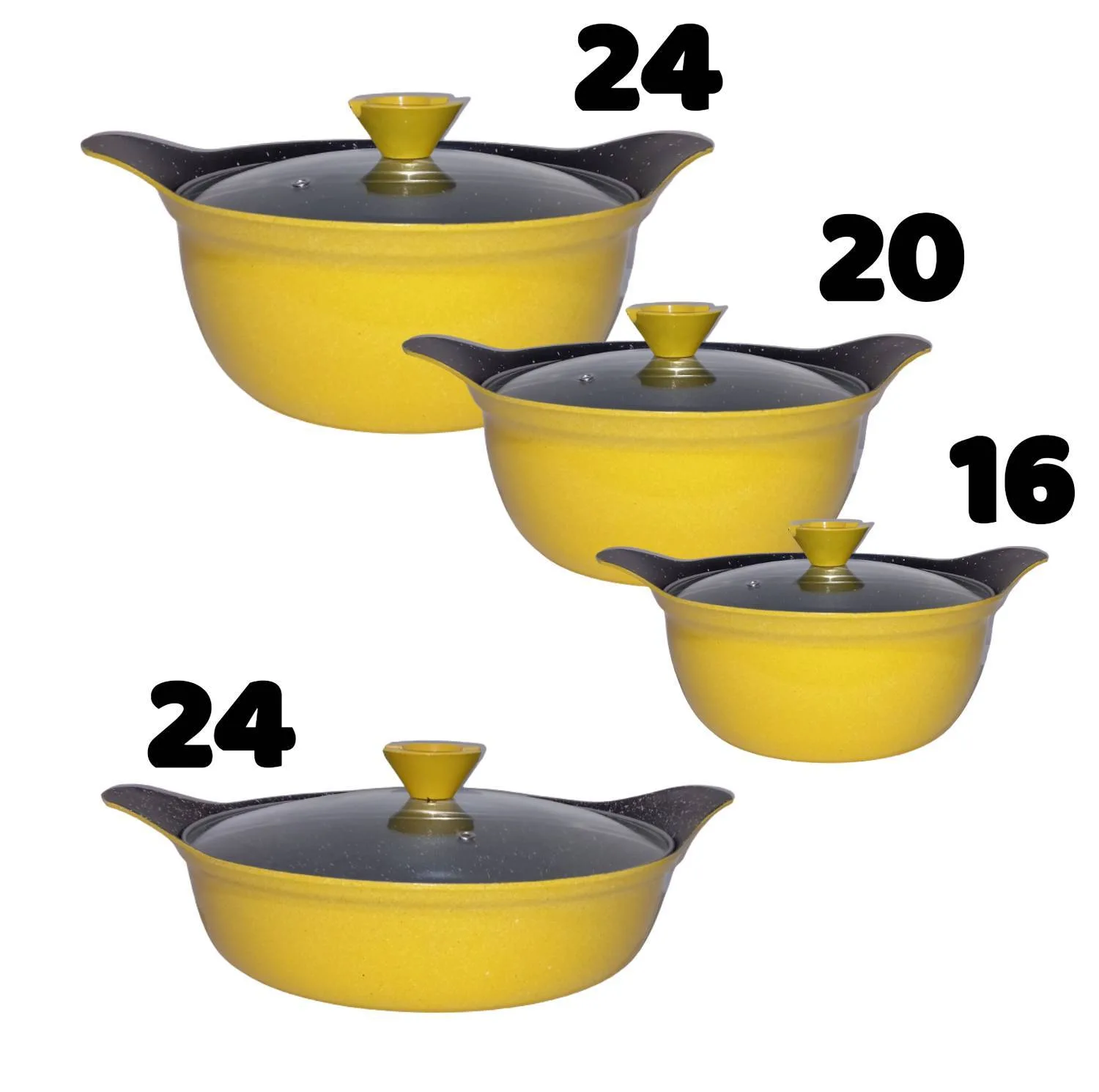 سرویس قابلمه گرانیتی 8 پارچه پارتینگ مدل p120