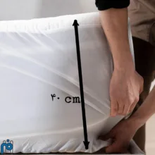 محافظ تشک ضد آب نیکیا مدل niki76 دو نفره سایز 160×200 سانتی متر