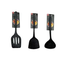 سرویس کفگیر و ملاقه 3 پارچه مدل سیلیکونی کهکشانی کد U003