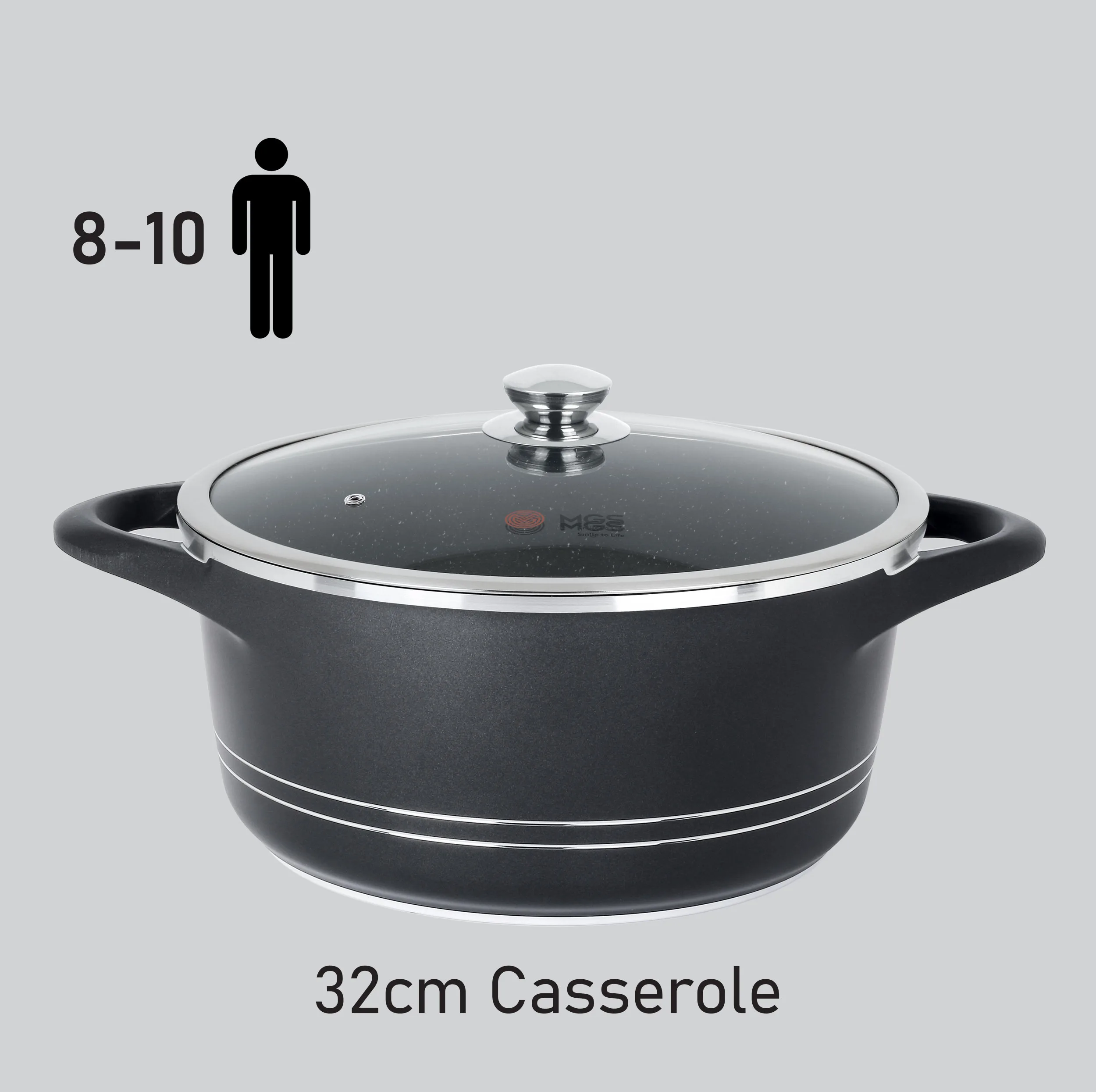 قابلمه ام جی اس مدل Italia-B سایز 32