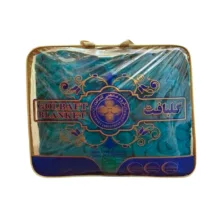 پتو یک نفره گلبافت مدل الوان گل برجسته کد 60078 سایز 220x160 سانتی‌متر