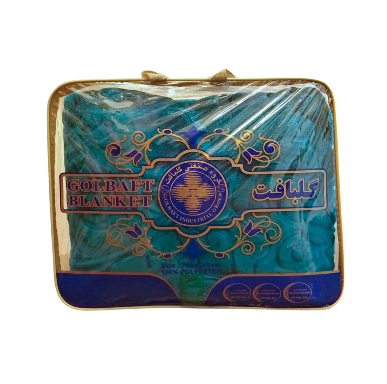 پتو یک نفره گلبافت مدل الوان گل برجسته کد 60078 سایز 220x160 سانتی‌متر