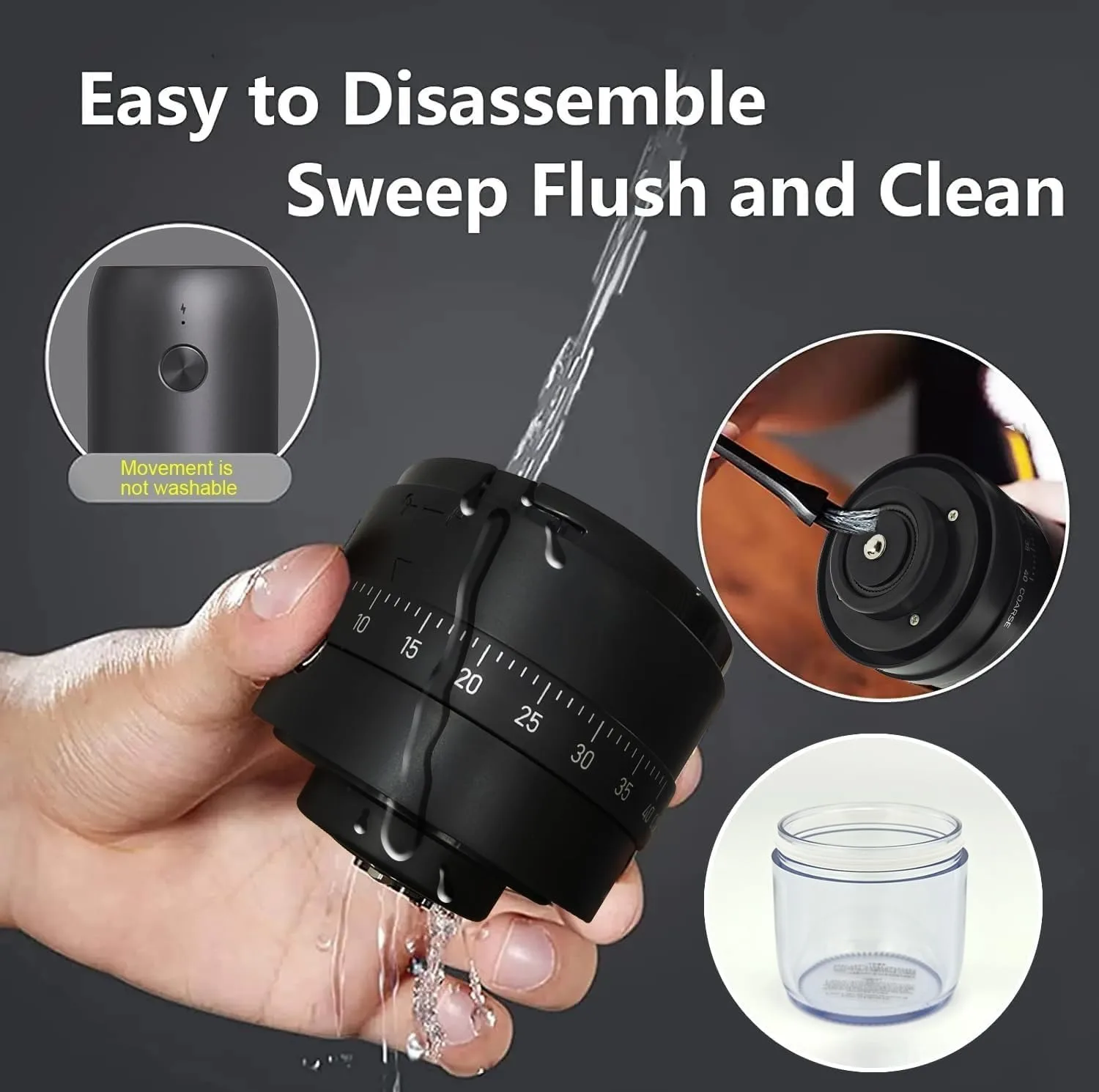 آسیاب قهوه مدل شارژی Electric Coffee Grinder