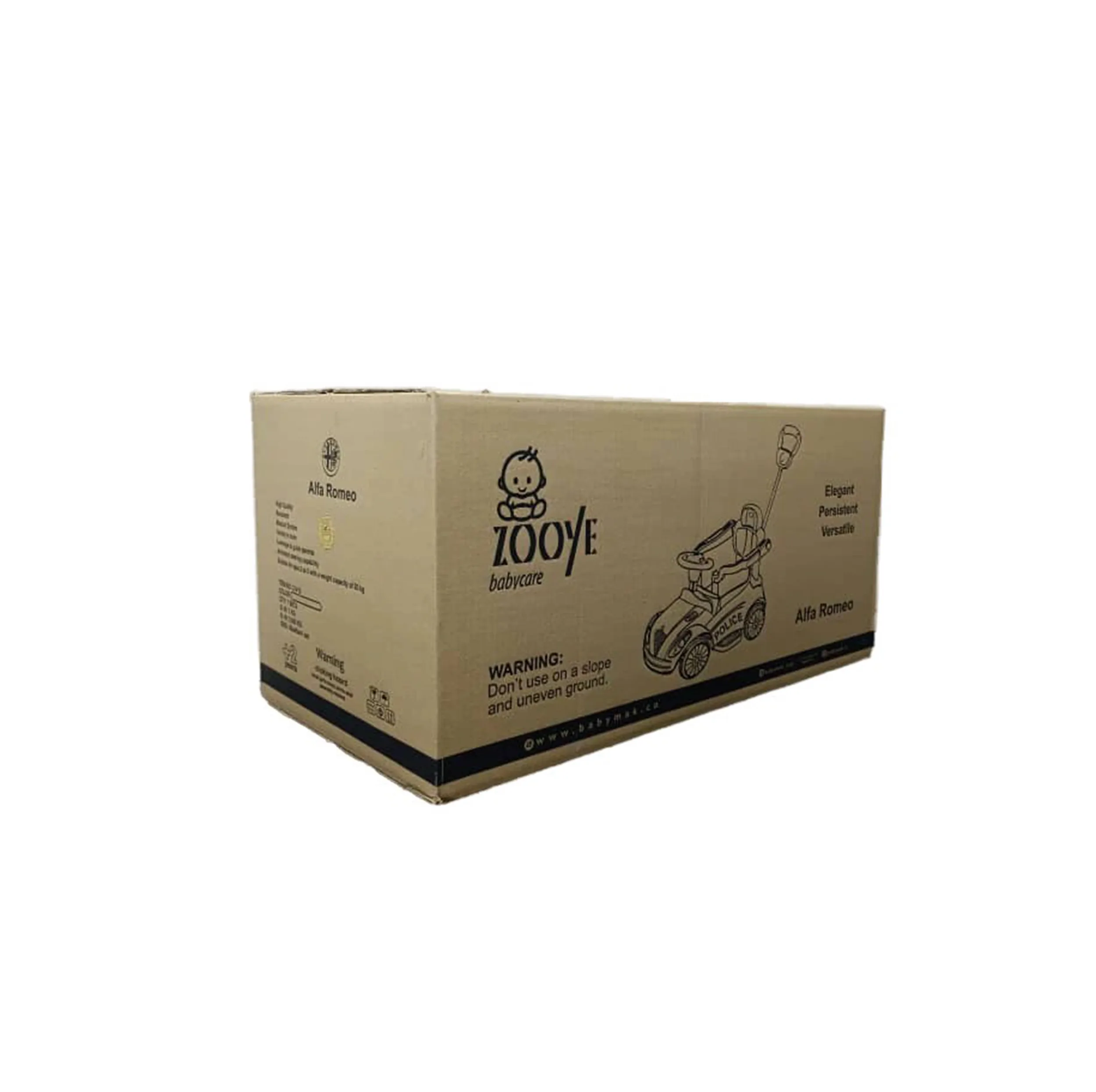 ماشین چهارچرخ کودک زویه مدل پلیس کد ZV-10