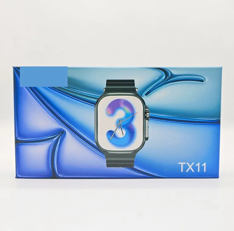 ساعت هوشمند 48 میلیمتری مدل TX11 با بند سیلیکونی