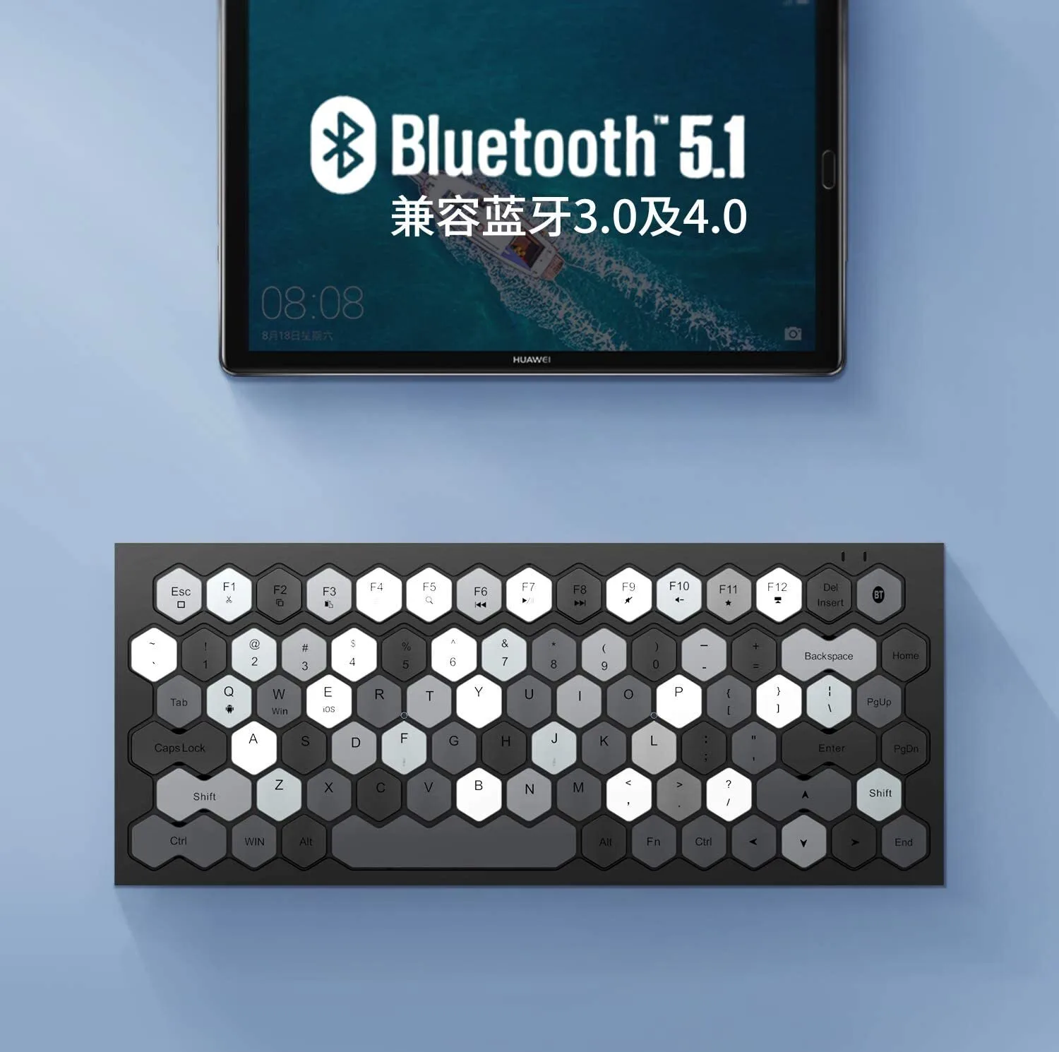 کیبورد مافی مدل Phoenix SK-658BTW